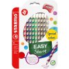 Pastelky STABILO EASYcolors pre pravákov - 12 ks sada so strúhadlom