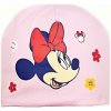 Setino - Dievčenská prechodová jarná / jesenná čiapka Minnie Mouse - Disney - sv. ružová 52