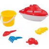 Dolu Hračky na písek sada jachta 6ks