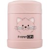 FREEON Termoska na jedlo 350 ml Kitty Pink