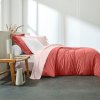 Jednofarebná posteľná bielizeň z perkálu zn. Colombine terakota 240