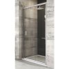 Sprchové dvere RAVAK Blix BLDP2-100 satin+Transparent 190x97-101 cm 0PVA0U00Z1
