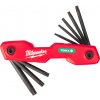 MILWAUKEE Sada imbusových kľúčov TORX - skladacia 8 ks 4932480979