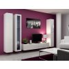Cama Meble Vigo 180 sklo biely mat / biely lesk