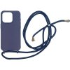 Mobile Origin Lanyard Case Blue iPhone 15 Pro LYC-S-BLU-15PRO