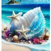 Norimpex Puzzle Diamantový obraz Mušle na ostrove 30 x 40 cm 1-39 dielov
