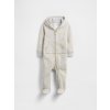 GAP Baby overal s logom Sivá 6-12M Sivá Sivá