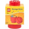 LEGO® úložný box guľatý 12,3 x 18,3 cm červená