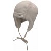 STERNTALER Čiapka na zaväzovanie zimná light grey -43cm-5-6m