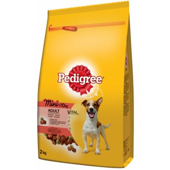 Pedigree Adult Mini s hovädzím & zeleninou 2 kg