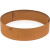 Záhradný obrubník G21 80 x 20 cm, kruhový, Corten
