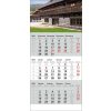 Nástenný 3M kalendár 2026, Štandard sivý, Čičmany