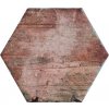 Dlažba Fineza Brick America old 24x27,7 cm mat BRICKAMHEXOL 0.970 m2