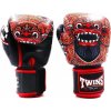 Boxerské rukavice TWINS SPECIAL FBGVL3-59 BARONG - čierna/červená