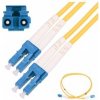 Extralink LC/UPC-LC/UPC | jednomodový, Duplex, G652D, PVC, 3mm, 1m