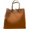 Talianska kabelka Fiona Big Manila Grace (Hnedá kabelka shopper)