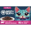 Beefy Buffy cat mäsové hovädzie kúsky 4 x 100 g