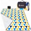 Pikniková deka 200x200 cm SPRINGOS PM001 – trojuholníky