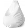 Sablio Sedací vak Pear Biela - 70 x 95 x 15 cm