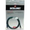 Prepojovací kábel Intellinet Network Solutions RJ45, kat. 5e UTP, 2 m, zelený, 100% meď (318990)