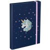 Dosky na zošity A4 BAAGL Unicorn Gold