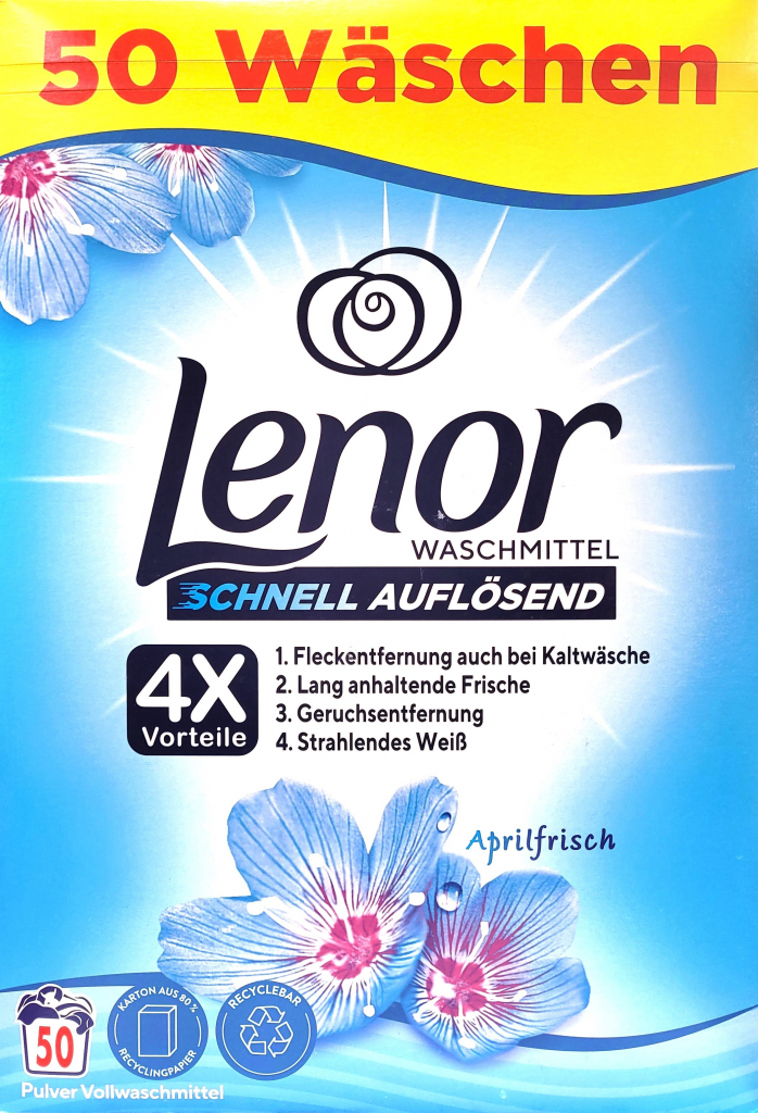 Lenor Universal Aprilfrisch prášek 3,25 kg 50 PD