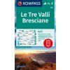 Le Tre Valli Bresciane (Kompass - 103) - turistická mapa