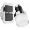 Rabalux 5021 LED kúpelňová nástenná lampa Harold 1x5W | 400lm | 4000K | IP44 - chróm s čiernymi prvkami