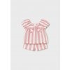 Pruhovaný set - blúzka a kraťasy Mayoral - 2601211070-v ext. sklade