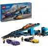 LEGO® City 60408 Kamión na prepravu áut so športiakmi