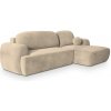 Rohová rozkladacia sedačka Modenza - krémová Paros Strana: Pravá