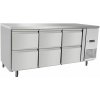 Chladené pulty so 6 zásuvkami, Arktic, 420L, 230V/400W, 1795x700x(H)879mm