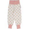 Geggamoja Rastúce bambusové nohavice detské Pink heart