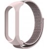 Xiaomi Mi Band 7 nylonový náhradný náramok Farba: Ružová s tmavým pásikom MBSSK-7NRTP