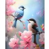 Diamantový obraz Vtáky na konári