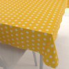 Biante Bavlnený obdĺžnikový obrus Sandra SA-598 Biele bodky na žltom 50x100 cm
