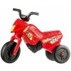 Teddies Odrážadlo Enduro Yupee červené malé plast výška sedadla 26cm nosnosť do 25kg od 12 mesiacov