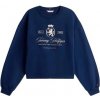 Tommy Hilfiger Mikiny VARSITY CREST FLEECE SWT Modrá