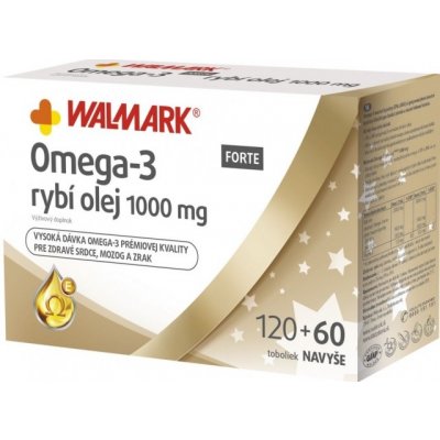 Walmark Omega-3 rybí olej Forte 1000 mg 180 toboliek od 13,35 € - Heureka.sk
