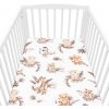Bavlnené prestieradlo do postieľky New Baby Safari 120x60 cm