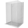 Mexen Rox-3S 3-stenová posuvná sprchová kabína 115 x 85 cm, transparentná, biela - 8C2-115-085-20-00-3S