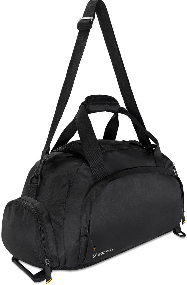 Púzdro Wozinsky sports bag backpack hand luggage bag 40x20x25 cm plane čierne WSB-B01