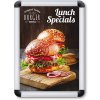 Jansen Display Klaprám A4, oblý roh, profil 20mm, 239 x 326 mm