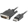 LANBERG HDMI (M) na DVI-D (M) (18+1) kabel 1,8m, černý, single link, pozlacené konektory CA-HDDV-10CC-0018-BK Lanberg