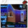 Svetelná clona LAMPY CENCÚLE 500 LED MODRÉ 20m VONKAJŠIE 301 - 500 svetielok