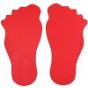 Merco Feet značka na podlahu červená - 1 pár