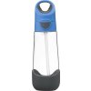 B.BOX BB00224 Tritanová fľaša na vodu so slamkou 600 ml Blue Slate