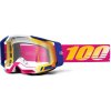 Sjezdové brýle 100% RACECRAFT 2 Clear Lens - ružove
