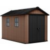 KETER Záhradný domček Newton Plus wide 11x7,5 hnedý, s podlahou PE612042