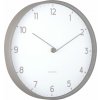 Nástenné hodiny Sencillez, sivé